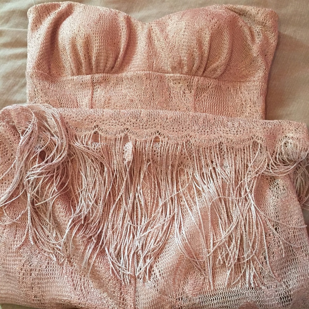 Rose gold dress